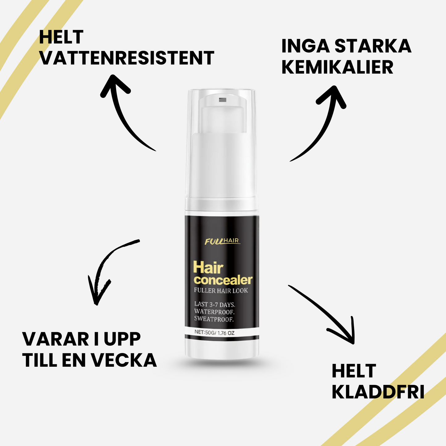 Fullhair - Omedelbart fylligt hår som håller
